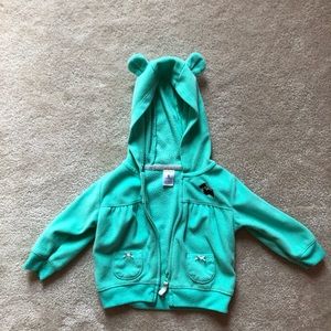 Carter’s teal jacket
